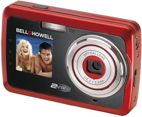 Цифров фотоапарат Bell and Howell 2V5-R с 12 мегапикселями 2 вида (червен)