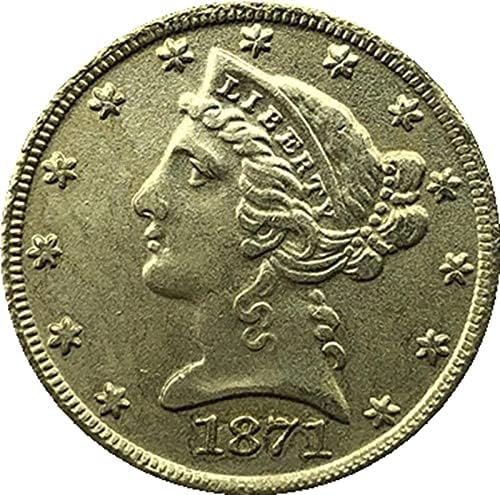 1871 Американски Монети Liberty Орел, Златна Криптовалюта, Любима Монета, Реплика, Възпоменателна Монета, Са Подбрани Монета, Щастлива