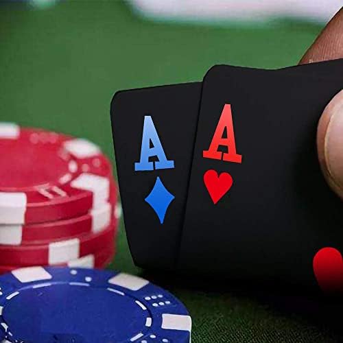 Merytes 2 Тестета Непромокаеми Покер карти и карти за игра с Гъвкава пластмаса, PVC и Класически Карточными Трикове
