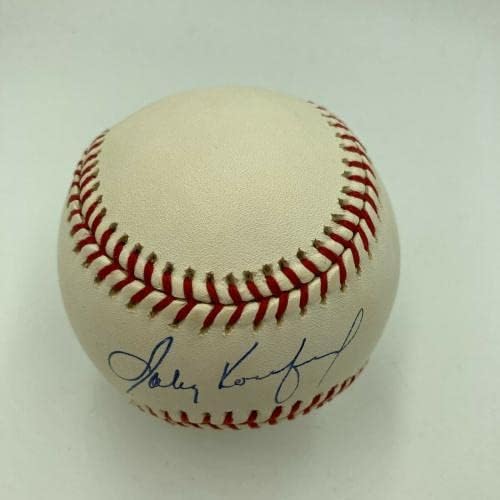 Мента Санди Куфакс С Автограф от Официалния Представител на Мейджър лийг бейзбол с JSA COA - Бейзболни топки с автографи