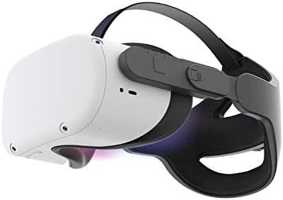 Регулируема каишка NIUVR на главата и силиконов калъф за заснемане, Съвместима с Meta / Oculus Quest 2, Удобен Защитен с каишка