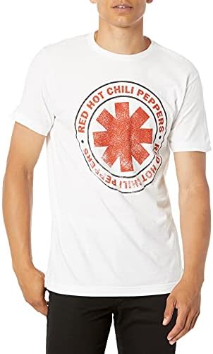 Мъжки Официалната тениска с Потертым Контурным логото на Red Hot Chili Peppers