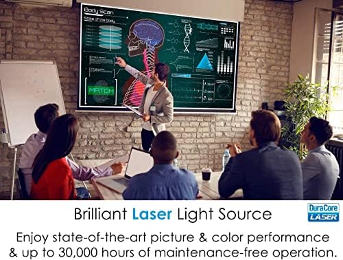 Професионален лазерен проектор Optoma ZH406STx с къс ход на Full HD | Лазерна технология DuraCore | Висока яркост 4200 лумена |