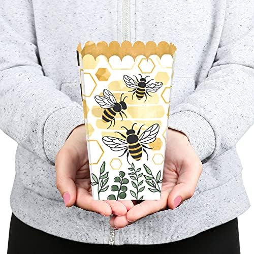 Голяма точка за щастие, Малко Пчела - Подаръчни кутии за детската душа или парти по случай рождения Ден с Пуканки - Комплект от