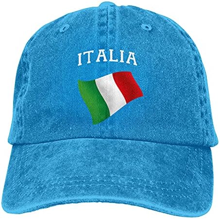 CUTEDWARF Italia Италия Италиански Флаг Унисекс Регулируема Памучен бейзболна шапка ковбойская Шапка Папины Дънкови Шапки, Шапка,