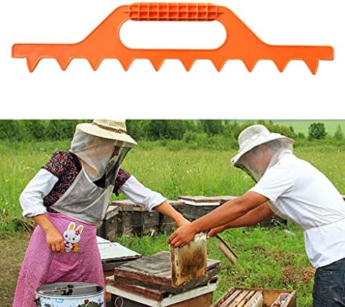Втулка за кошери Fenteer с по 9 Рамки, Дистанционно Рейк, Траен Пластмасов Инструмент за закрепване на рамки за Пчелни Кошери за