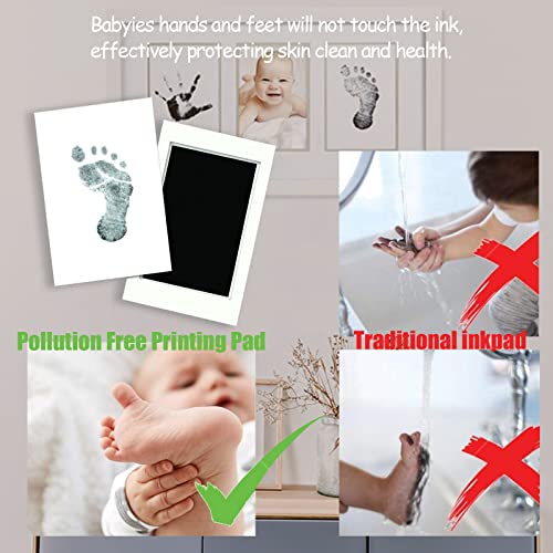 Мастило подложка за детските ръце и крака - 4 опаковки, определени за детските ръце и крака, комплект за новородено, спомен, комплект