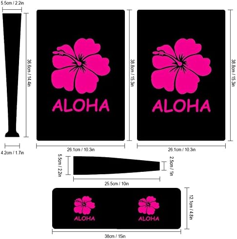 Aloha Хавайски Цветя 3 бр. Стикер на цялото Тяло Стикер за PS5 Digital Edition за конзолата PS5 и контролер