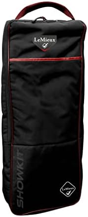 Чанта за юздите LeMieux ShowKit тъмно синьо на цвят със здрава предна цип, два варианта захващане и мека дръжка за носене - Водоустойчив