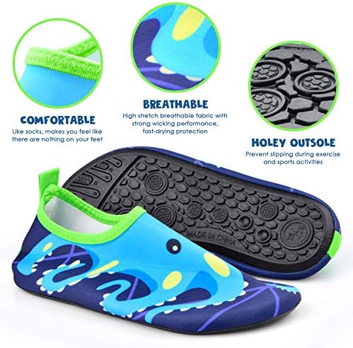 Sunnywoo/Водна обувки за деца, Момичета И Момчета, Водна Обувки за плуване за деца, Бързосъхнеща Нескользящая Водна Кожа, Спортни