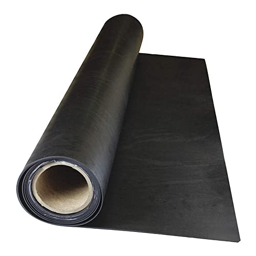 Гумен лист, Viton, Ширина каучук 2 инча, Дължина на каучук от 2 метра, Дебелината на каучук 1/32 инча, 70A, Залепваща основа