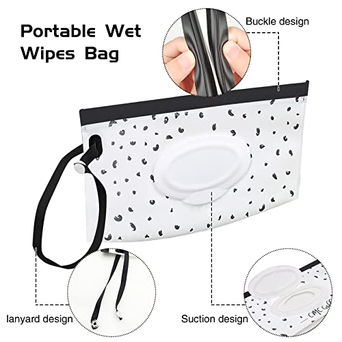 Диспенсер за бебешки Кърпички, 2 опаковки, Преносим Калъф за Мокри Кърпички, за многократна употреба Пътна Чанта за мокри Кърпички
