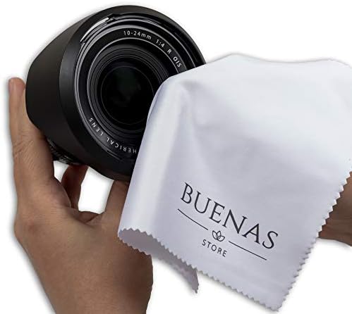 Кърпа за почистване на Buenas от микрофибър (6x7 см) 12 бр. Кърпички за почистване на стъкла за очила, телефон, Екрани, електроника,