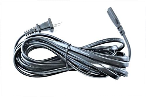Omnihil 15-крак захранващ кабел ac адаптер е Съвместим с видеопроектором GooDee, Пълноцветен, 130-инчов преносим led проектор за