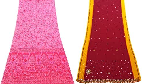 Реколта опаковка Peegli от 2 кърпички за бродерия от плат жоржетт, артистичен интериор, материали Направи си сам, текстилни изделия,