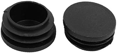 X-DREE 5 бр. Черна пластмасова защитна капачка за отвори с диаметър от 32 мм 1,26 инча (Нов модел Lon0167, 5 бр. защитно покритие