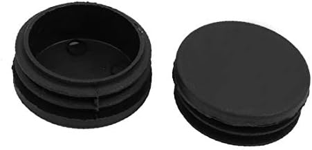 X-DREE 5 бр. Черен пластмасов капак за отпадъци, с диаметър 42 мм 1,67 инча със защита от дупки (Нов модел Lon0167 от 5 бр. със