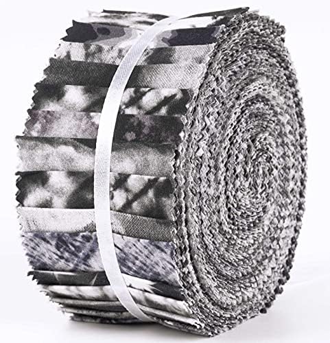 Soimoi 40 бр. памучни предварително предназначени парчета плат с принтом под формата на боя за выстегивания, ленти за бродерия с