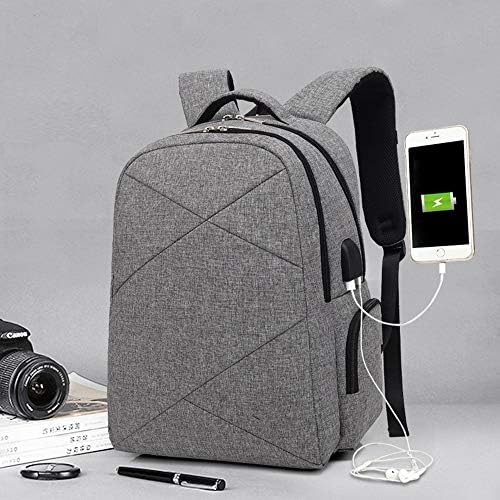 Раници ACROA за Мъже, USB-Раница За Зареждане, Мъжка Чанта за Отдих и Бизнес, Водоустойчива Чанта за лаптоп за през рамо (Цвят: