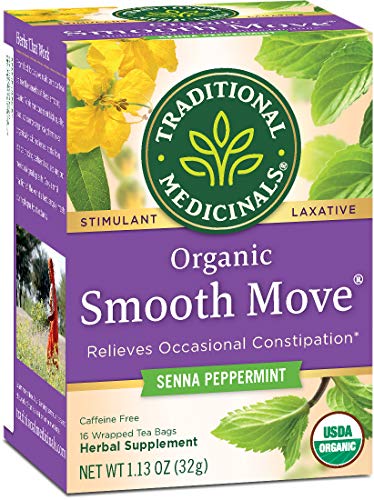 Традиционните Лекарствени средства Органичен Ментов чай Smooth Move, 16 карата