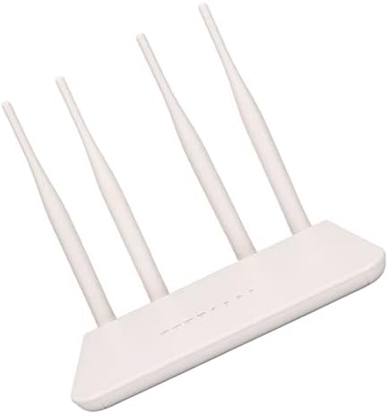 4G WiFi Рутер, Поддръжка на 32 устройства 100-240 В, 2,4 Грама на 300 Mbit/s, 4 Подвижни Антени, 4G LTE Модем-Рутер със слот за СИМ-карта за домашна употреба (штепсельная щепсел САЩ)