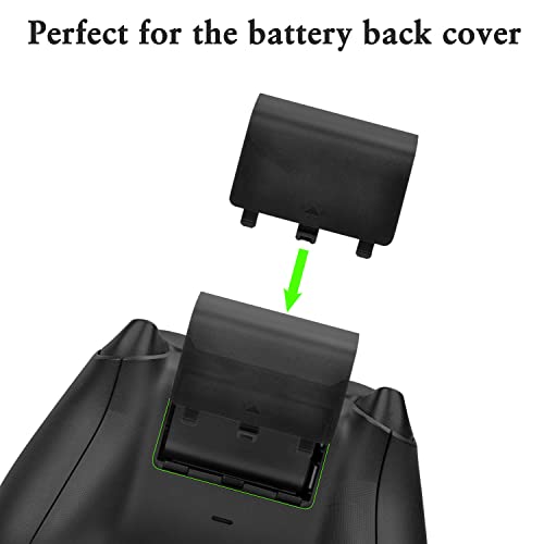 Капак на Отделението за батерията за Xbox Series X, контролер за Xbox Series S, Tectra 4 бр. Задната част на отделението за батерията