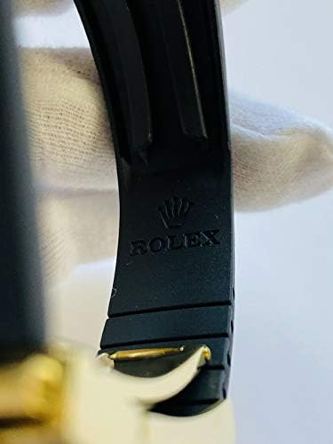 Обичай 24-каратово Злато 45 iWatch Series 7 от Неръждаема Стомана с Черна каишка Oysterflex Rolex GPS LTE