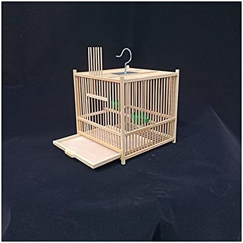 XIAOHESHOP Flight Bird Cage Kit Птичья Клетка В традиционен Китайски Стил Бамбук Птичья Клетка, Бамбук Малка Птичья клетка Ръчно